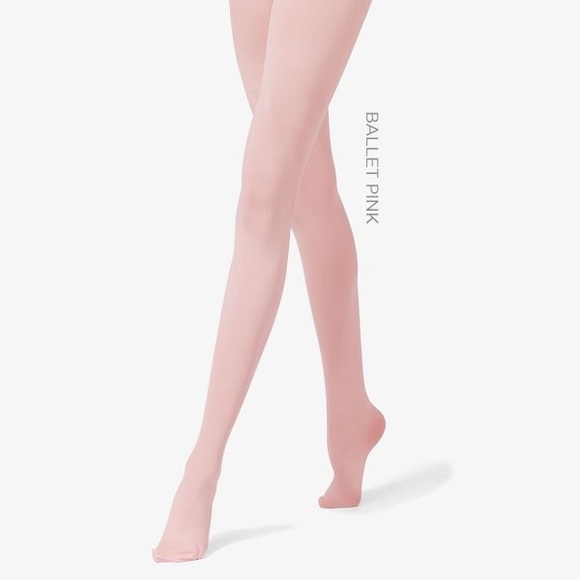 CAPEZIO Ultra Soft Matte Semi-Opaque Transition Tights in Ballet Pink - Picture 3 of 11